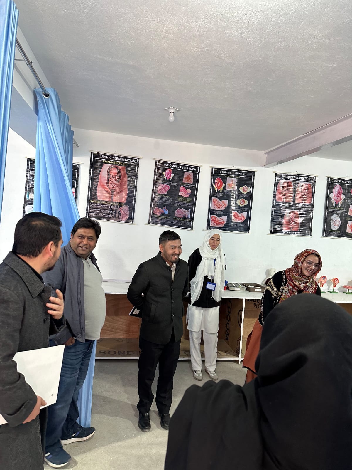 Practical Demonstration in Nursing Training Lab